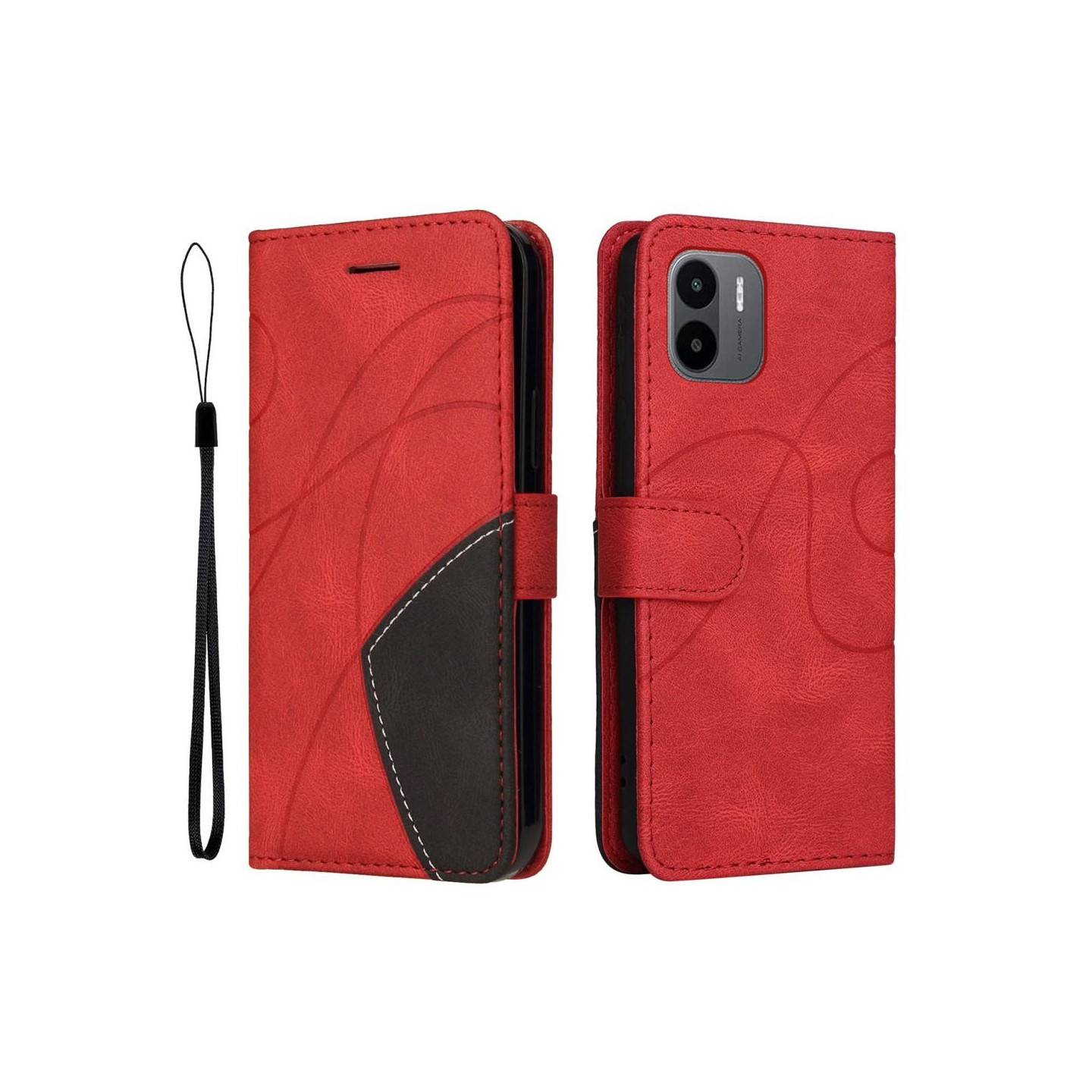 KT Lommebok - cover til Xiaomi Redmi A1 - Rød