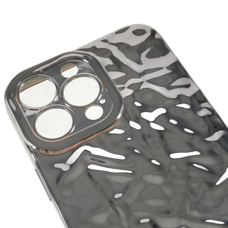 Til iPhone 15 Pro Max TPU Etui Elektroplating Rynket Ujævn Telefon Cover