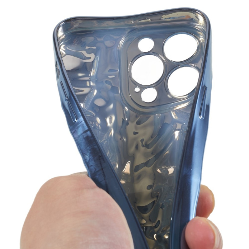 iPhone 15 Pro Max TPU Kuori Elektroplating Rypistynyt Epätasainen Puhelimen Suojakotelo