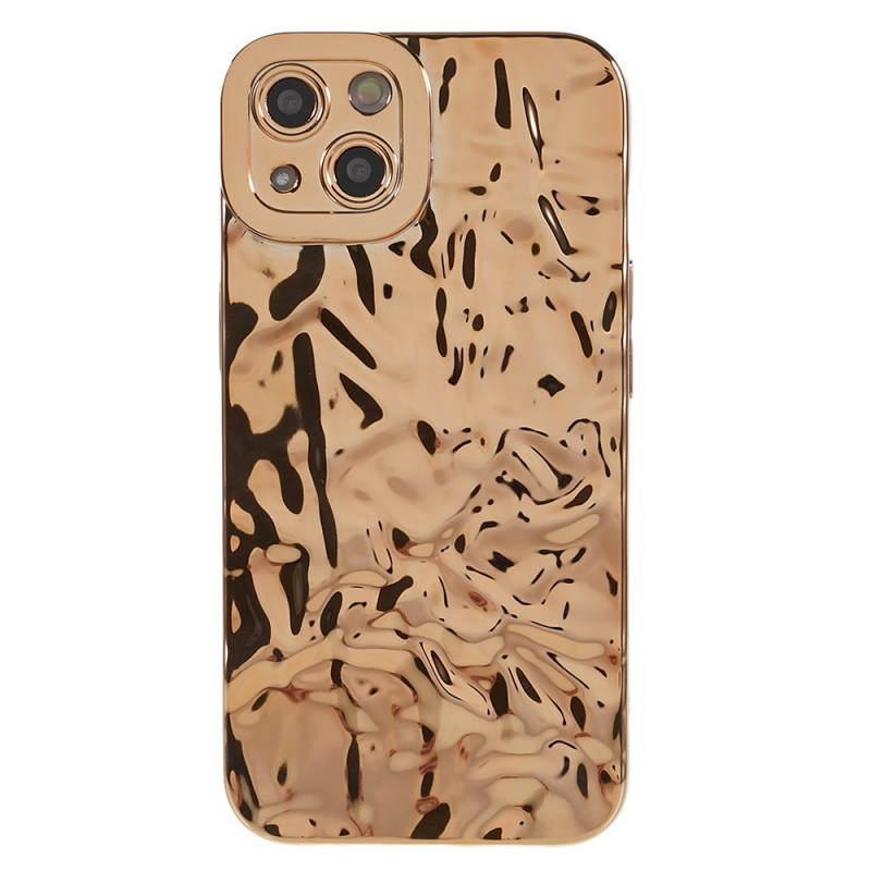 iPhone 15 TPU Kuori Elektroplating Rypistynyt Epätasainen Puhelimen Suojakotelo