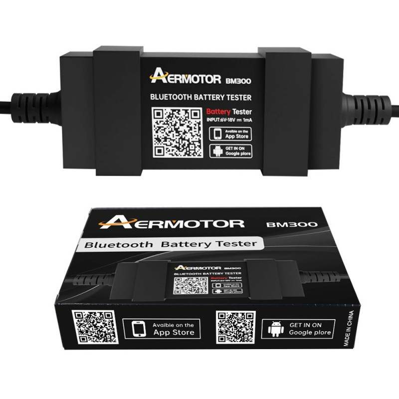 Tester Car battery 12V Charging start analyzer Android iOS