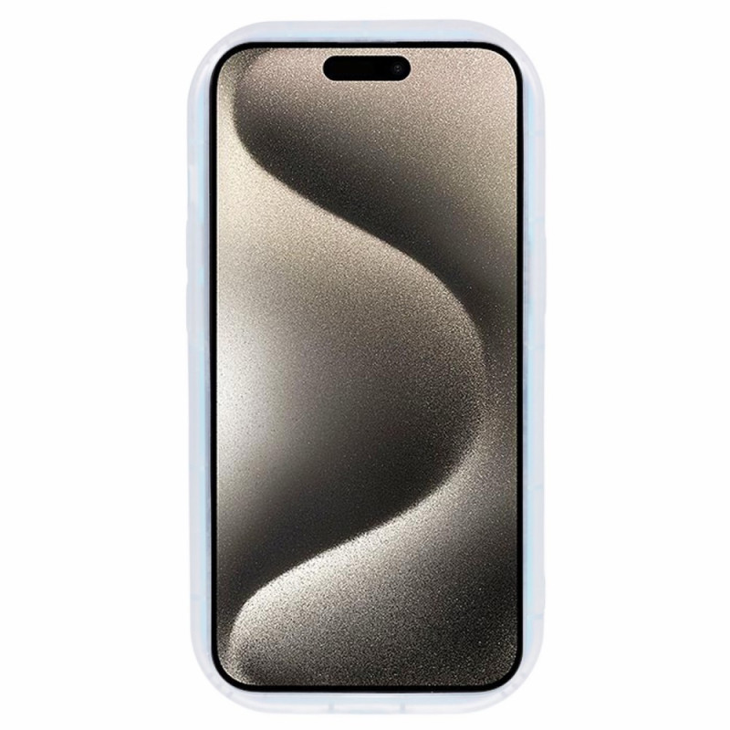 Til iPhone 15 Pro Max Cover Shell TPU 3D - effekt hjerteform