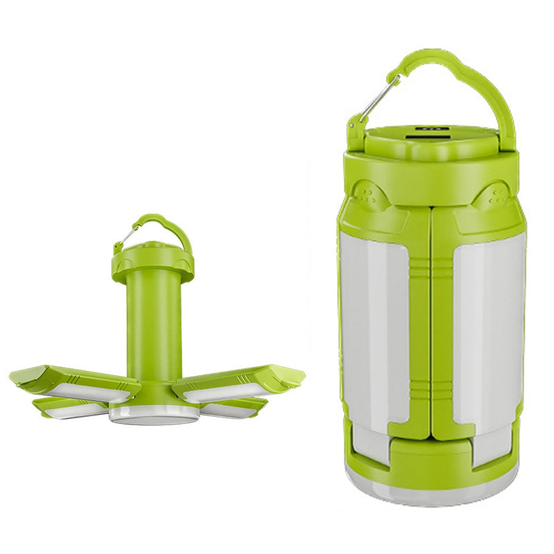 Foldable Camping Lantern Rechargeable 4 Light Modes Waterproof Tent Lamp Lantern