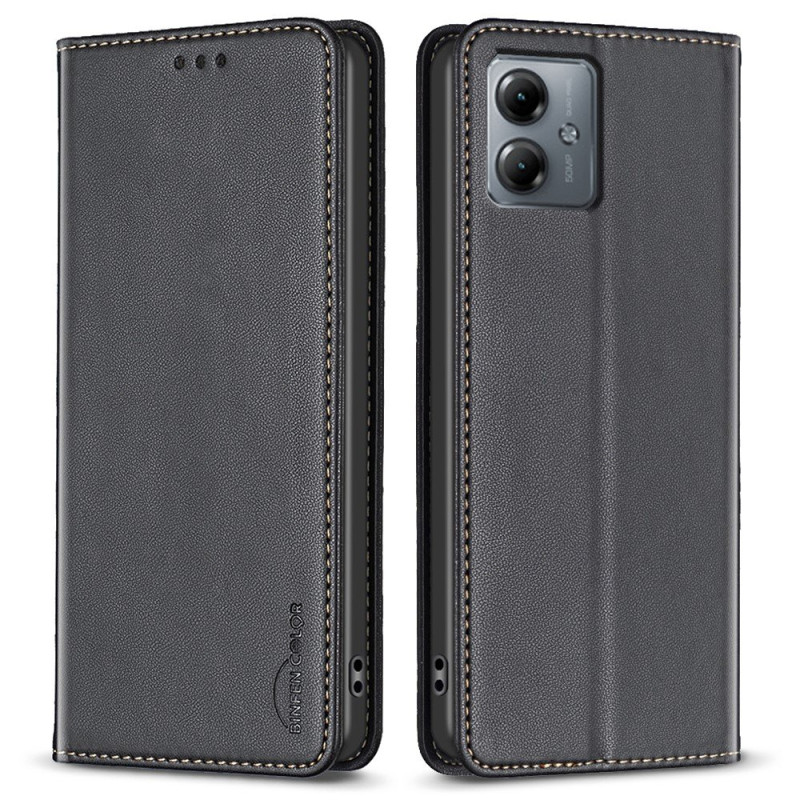 BINFEN Lommebok - deksel Motorola Moto G14 4G - Svart
