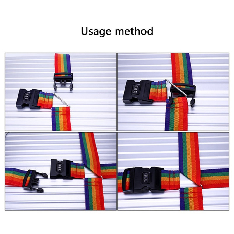 Anti - theft Strap For Luggage Suitcase Password Safe Lock - Pride