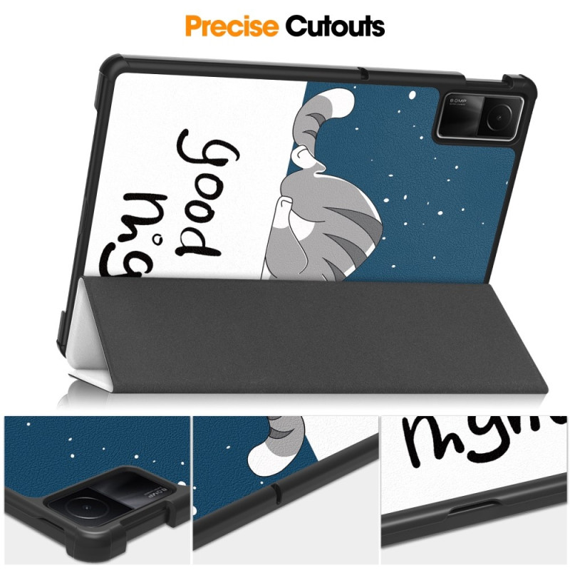 Xiaomi Redmi Pad SE Stand Slim Fit Cover Sleep/Wake - Cat