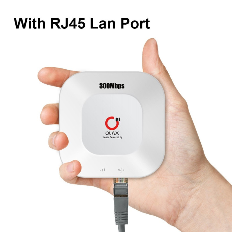 Bærbar WiFi trådløs ruter 2 - i - 1 CPE/MiFi Type - C RJ45 LAN - port