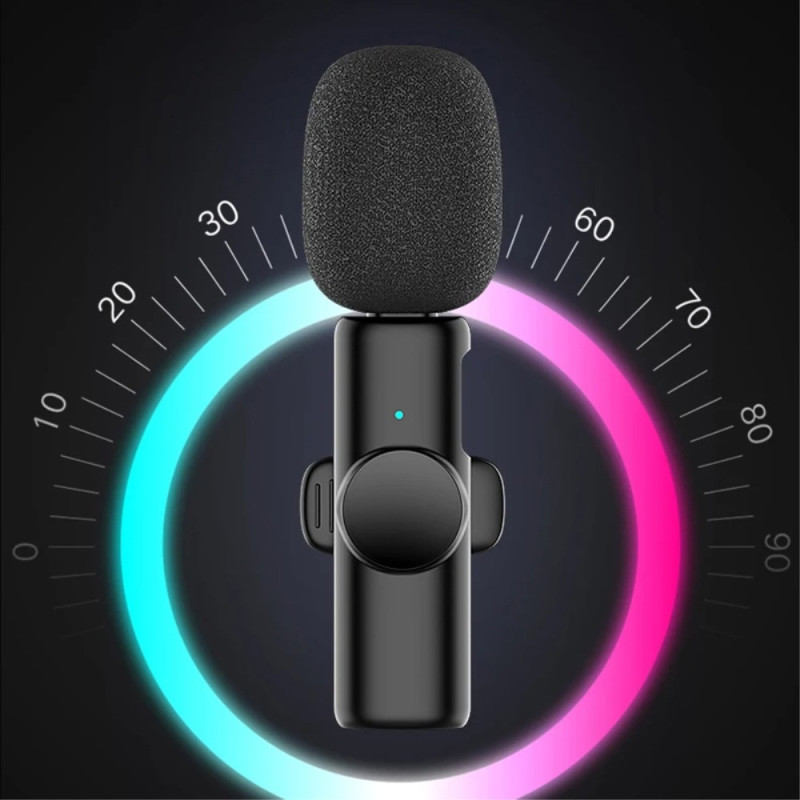 USB - C 2.4GHz Wireless Lavalier Microphone (2 Mics+1 Receiver)