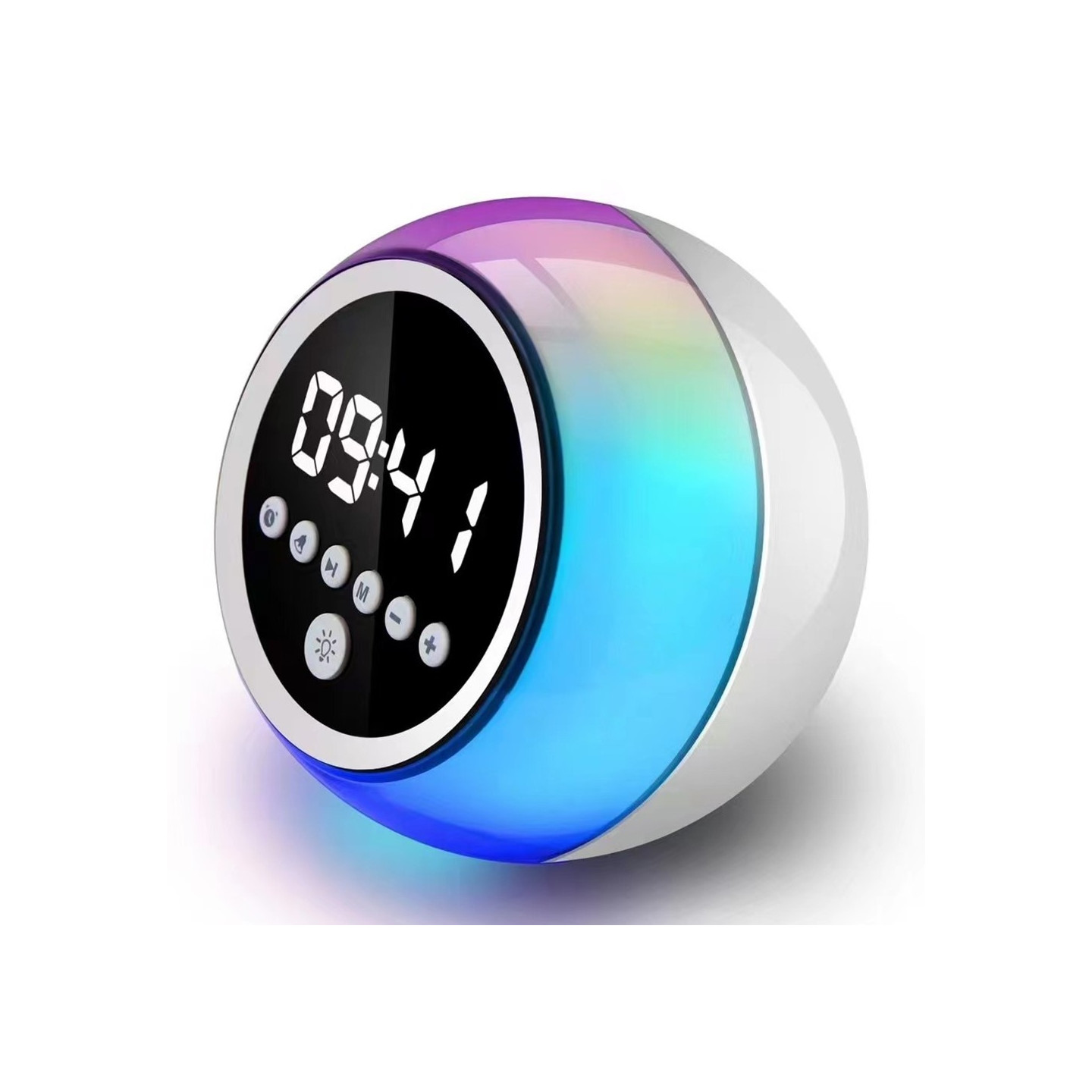 Alarm clock Bluetooth speaker Dimmable FM radio timer function