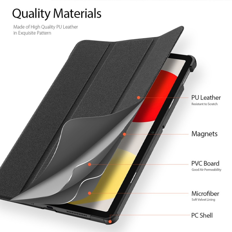 DUX DUCIS Trifoldet stativ til Xiaomi Redmi Pad SE - Sort