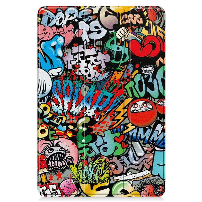 Xiaomi Redmi Pad SE Stand Slim Fit Cover Sleep / Wake - Graffiti