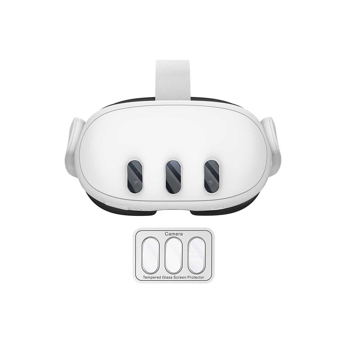 Oculus Meta Quest 3 VR WOLMTT Lens Protector hærdet glasfilm