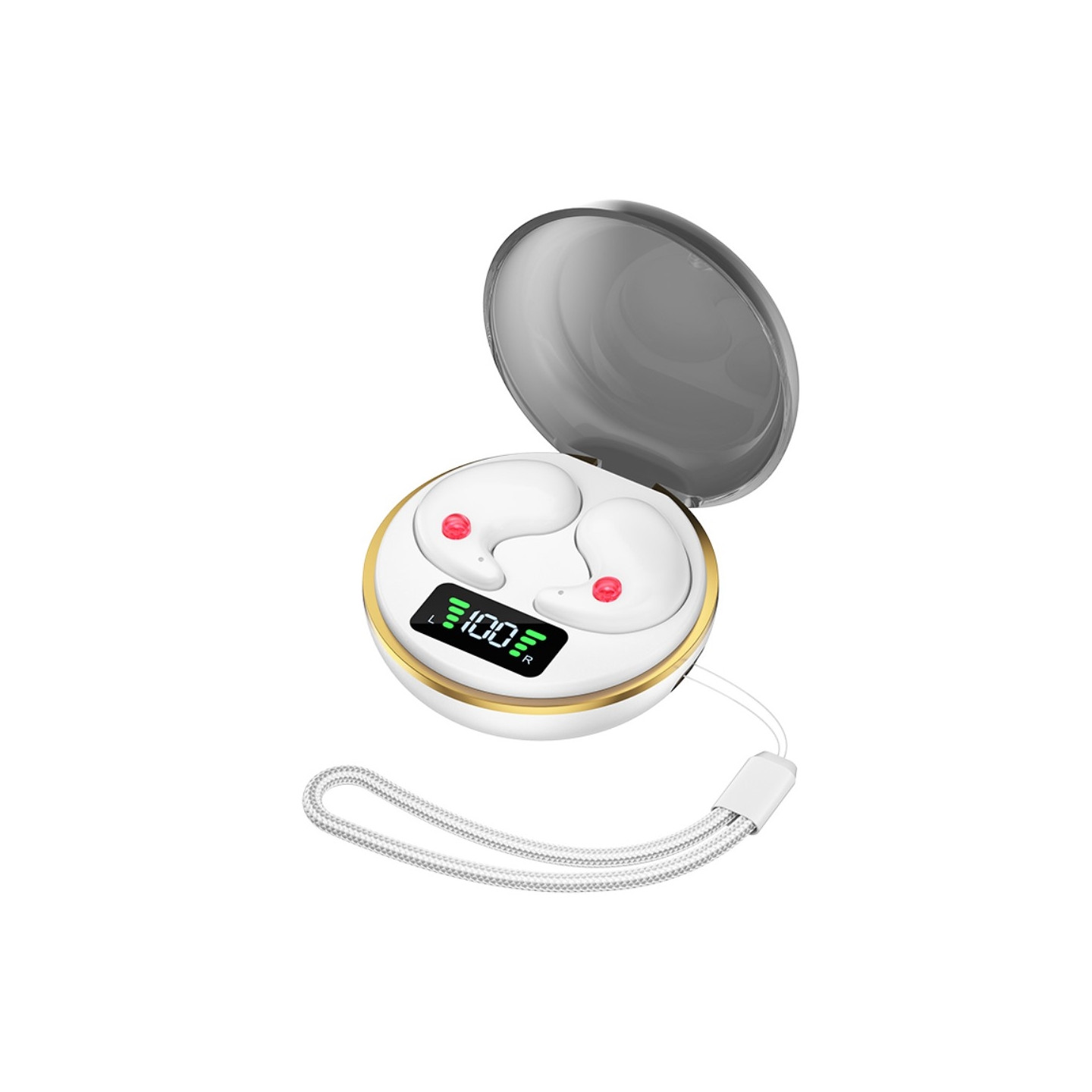Sleep Headphones Bluetooth In ear to sleep with - White