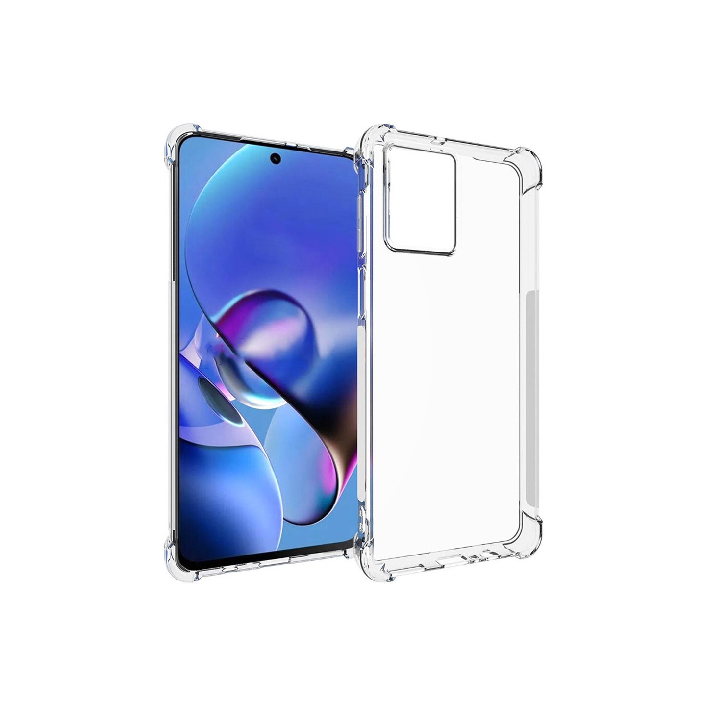 For Motorola Moto G54 5G Slim Transparent TPU Case Cover