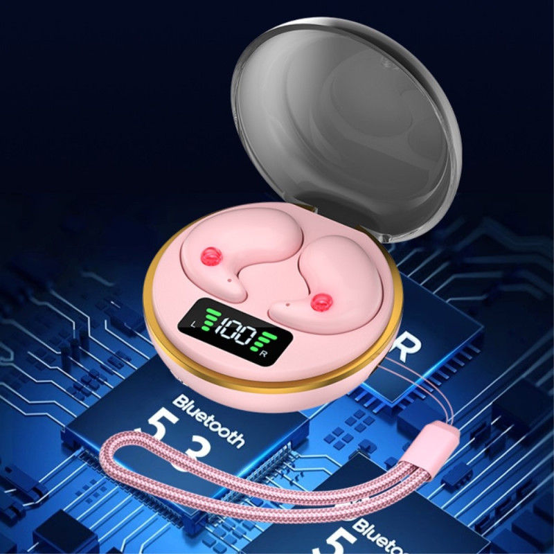 Sleep Headphones Bluetooth In ear to sleep with - Pink