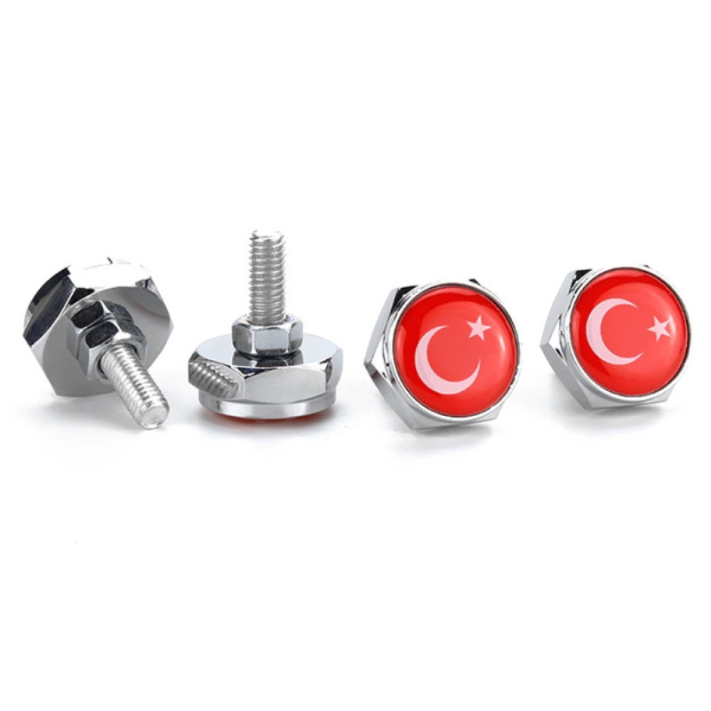 Screws For Registration Plate Car Motorcycle registration plate - Turkey