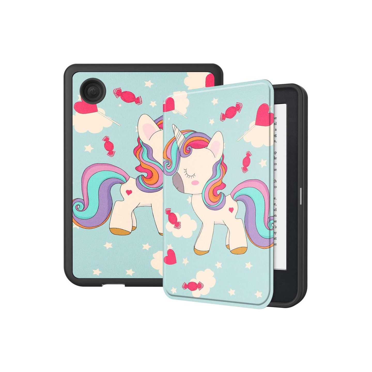 Stand Case Cover for Kobo Clara 2E - Unicorn