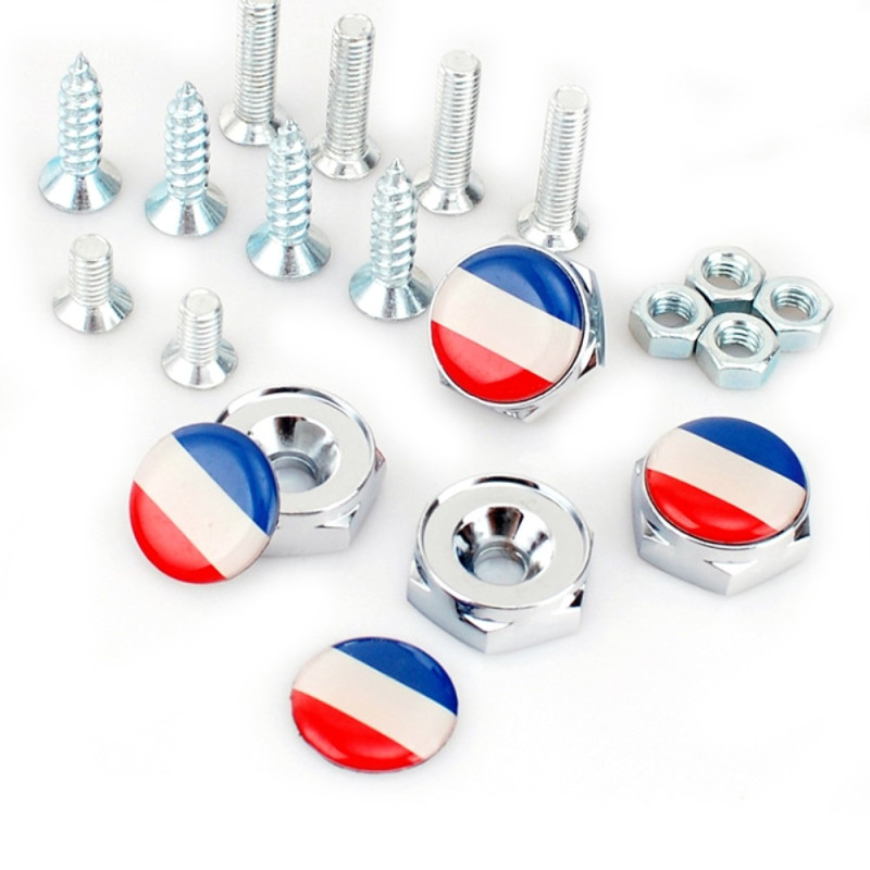 Screws For Registration Plate Car Motorcycle registration plate - France
