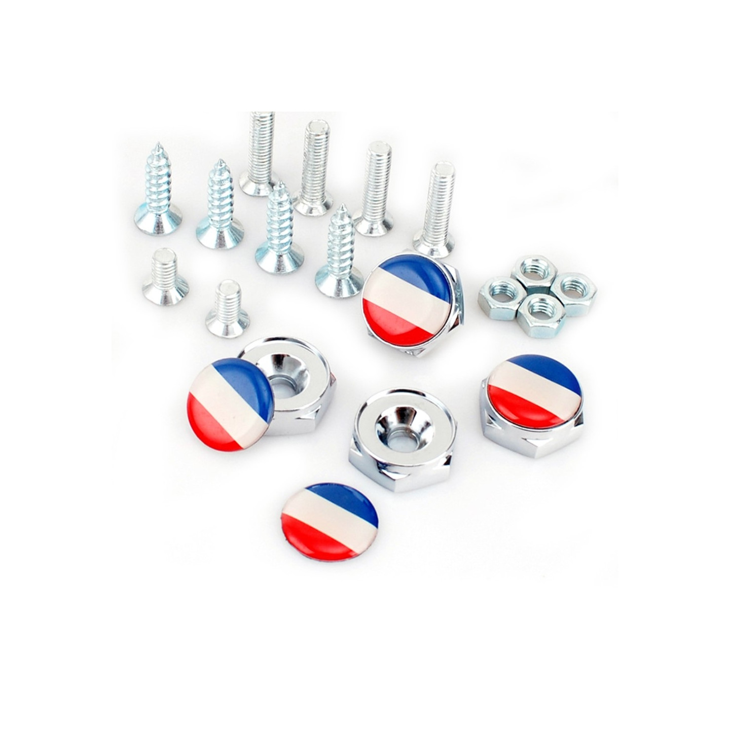 Skruer til registreringsplade Bil Motorcykel nummerplade - Frankrig
