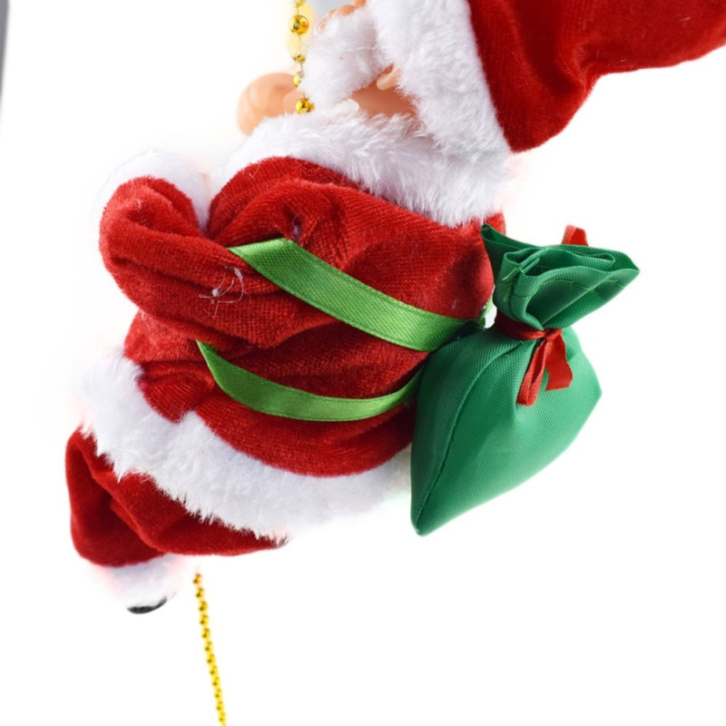 Christmas Santa Claus Doll Climbing Rope hanging decoration Xmas