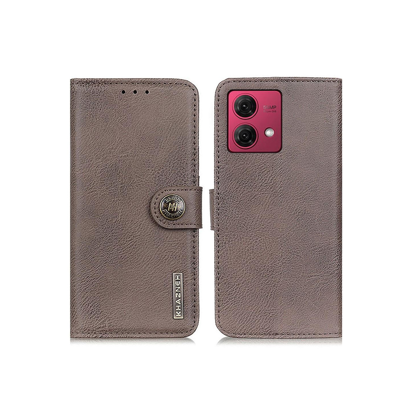 KHAZNEH Wallet Stand Case for Motorola Moto G84