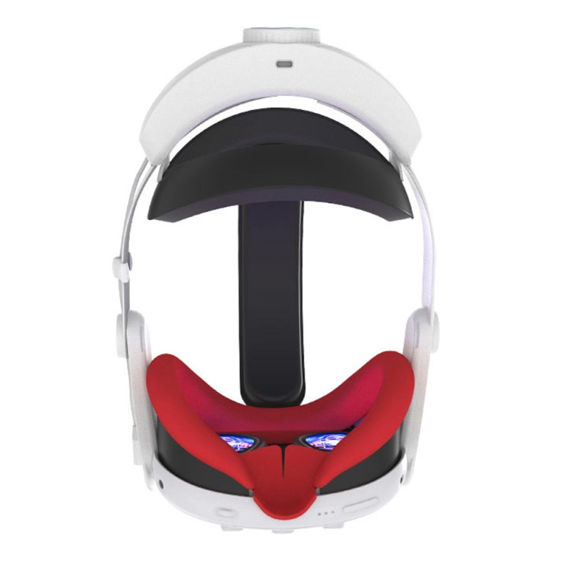 Meta Quest 3 Eye Mask Støvtett Beskyttende Deksel Med Nesestøtte - Rød