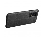 Till Samsung Galaxy A72 5G TPU skal Litchi Texture - Svart