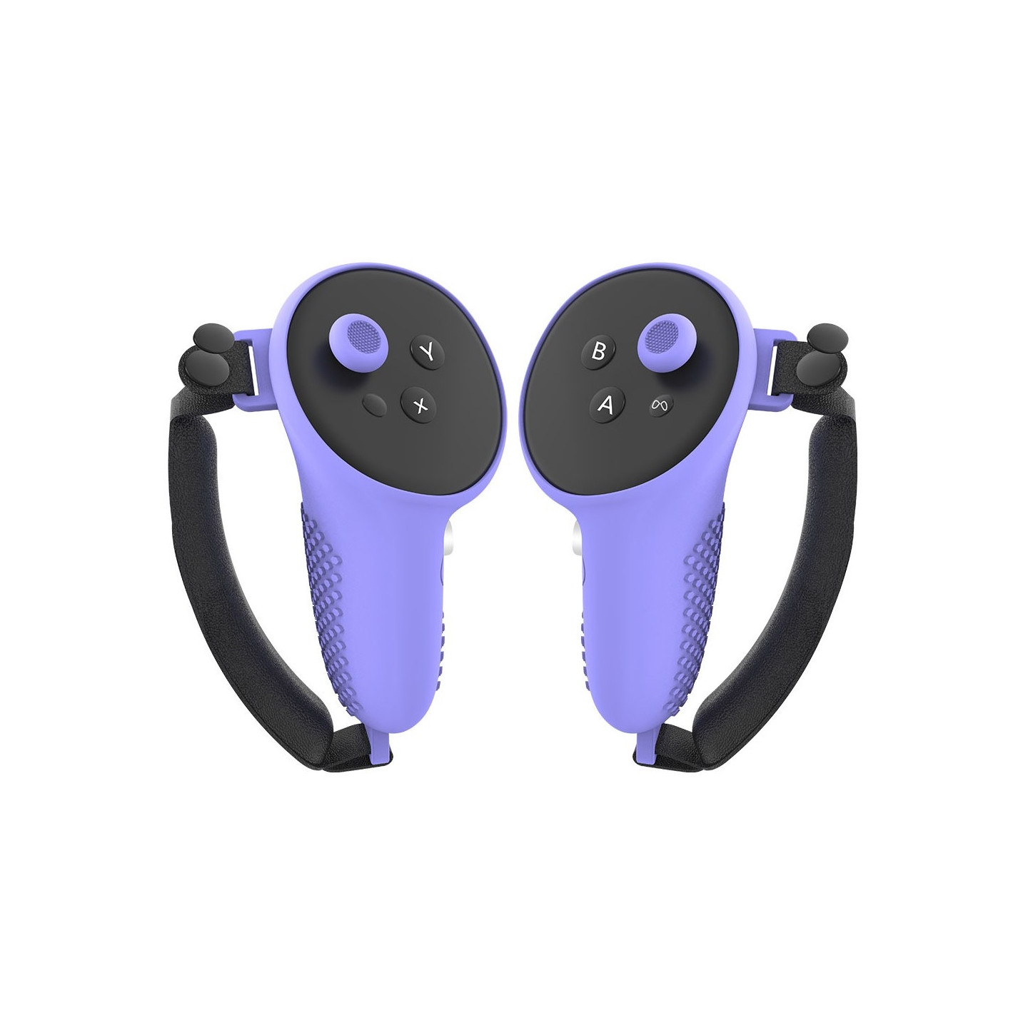 Meta Quest 3 Control Protection silikonikotelo käsihihnalla - Violetti