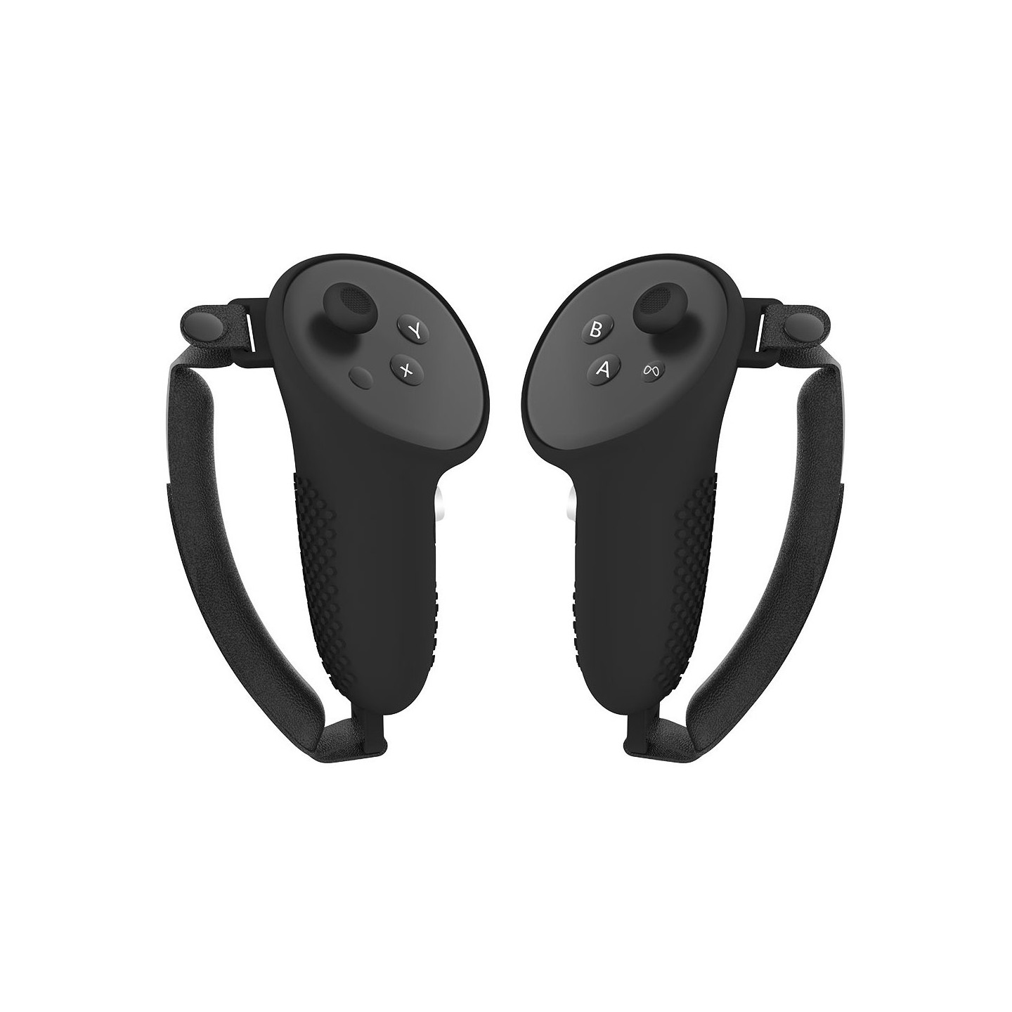 Meta Quest 3 Control Protection silikonikotelo käsihihnalla - Musta