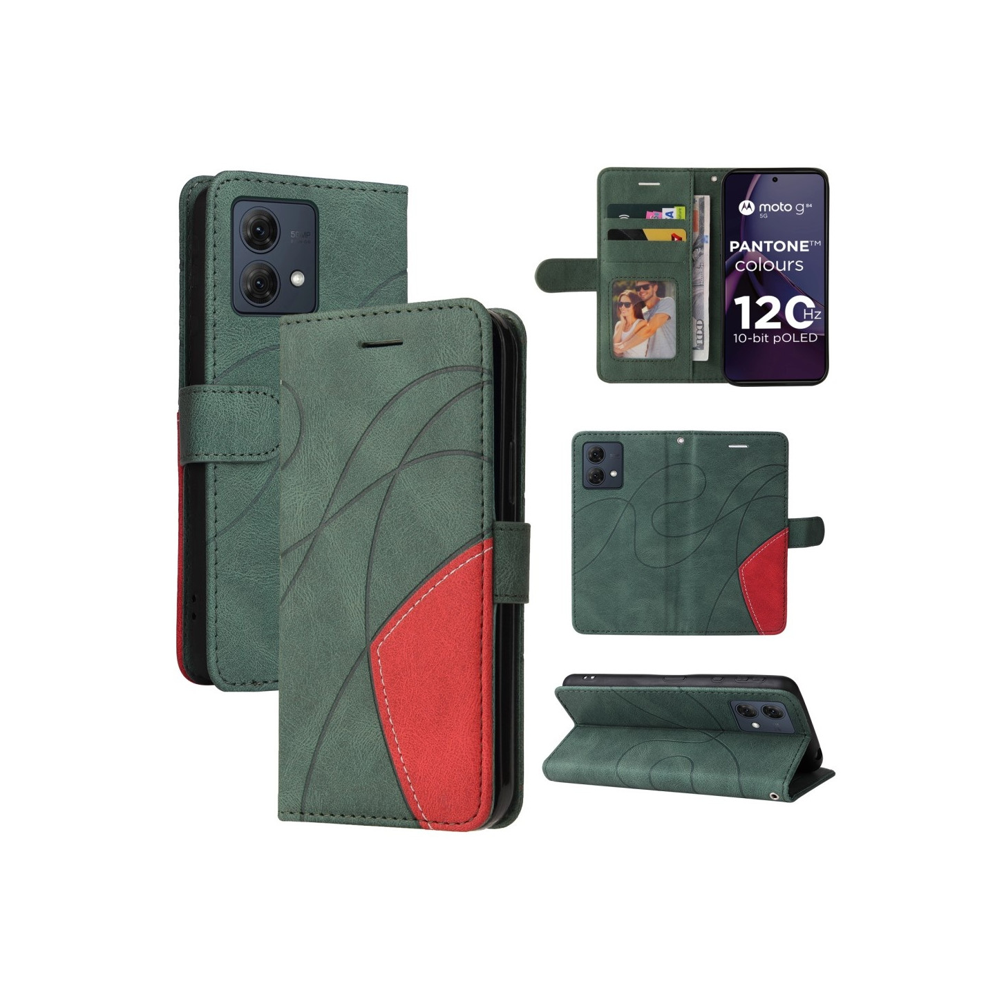 Motorola Moto G84 KT - sarjalle 1 kaksiväriselle