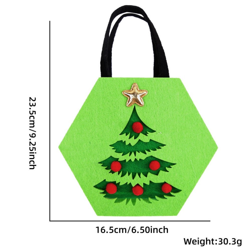 Christmas Sweets Cookies Bag Christmas Gift Bag - christmas tree
