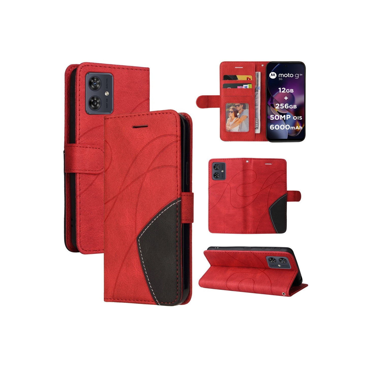 For Motorola Moto G54 KT Series - 1 Dual - color