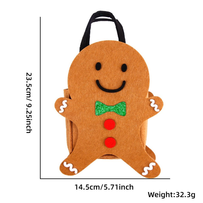 Christmas Christmas Sweets Cookies Bag Julegavegavepose - Honningkager