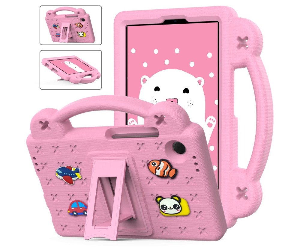 Till Samsung Galaxy Tab A9 EVA Foam Stand Skal Fodral - Rosa