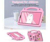 Till Samsung Galaxy Tab A9 EVA Foam Stand Skal Fodral - Rosa