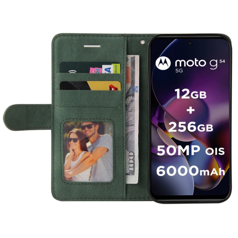 Til Motorola Moto G54 KT - serie - 1 dobbeltfarve