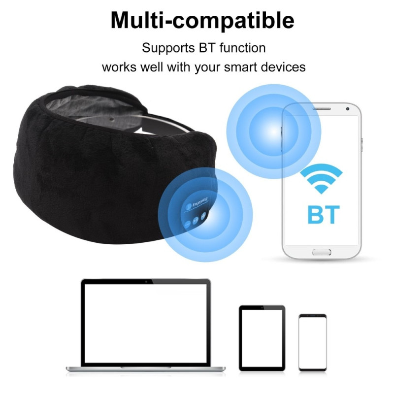 Rejse Søvn Hovedtelefoner Håndfri med Indbyggede Højttalere