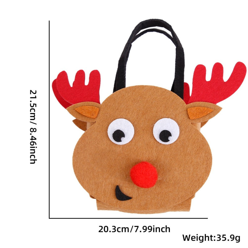 Christmas Sweets Cookies Bag Christmas Gift Gift Bag - Moose