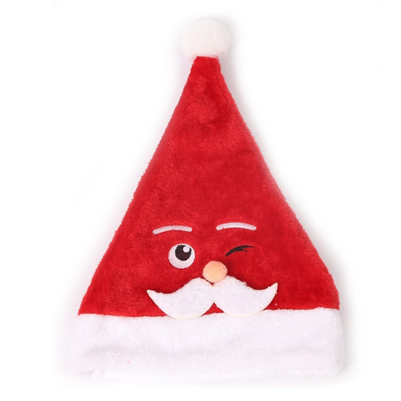 Santa hat Christmas Santa party Dress up - Wink Santa Claus