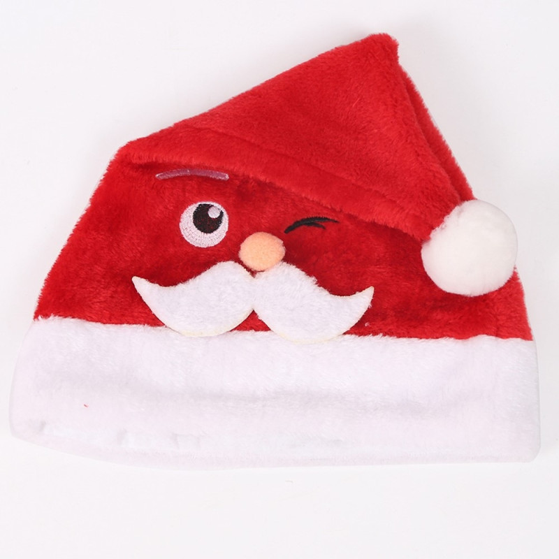 Santa hat Christmas Santa party Dress up - Wink Santa Claus