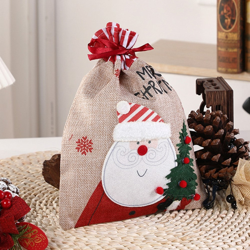 Christmas Gift Bag Sack Santa pattern for Christmas Eve Christmas weekend