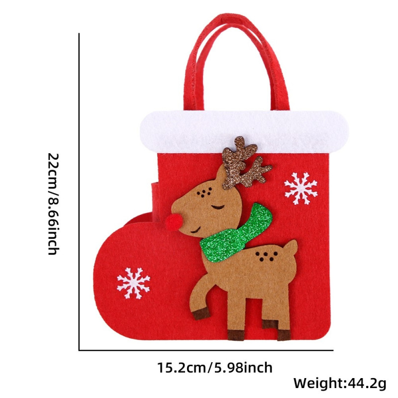 Christmas Sweets Cookies Bag Christmas Gift Bag - Christmas Sock