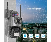 Utomhus Vattentät Intercom Monitor Ball Machine WiFi-kamera