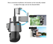 Utomhus Vattentät Intercom Monitor Ball Machine WiFi-kamera