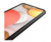 Till Samsung Galaxy A72 5G TPU skal Litchi Texture - Svart