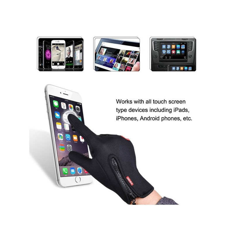 Mc Moped Cykel Vindhandsker med Touch - Small