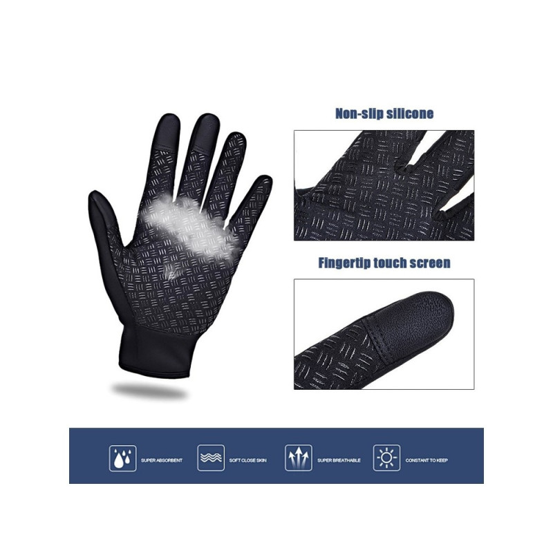 Mc Moped Bicycle Wind Gloves with Touch - Small