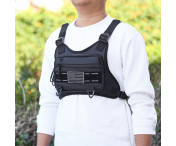 Taktisk Väst Tactical Vest Bröst Mage Väska 600D Tyg