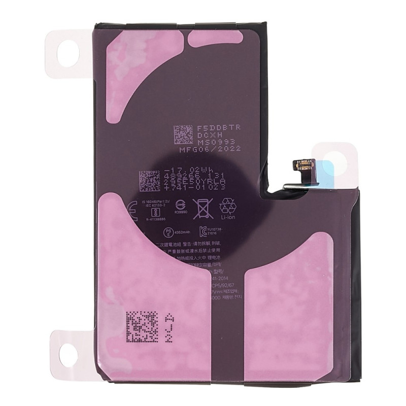 iPhone 13 Pro Max 3,85 V 4352 mAh ladattava litiumioniakku + akkutarra