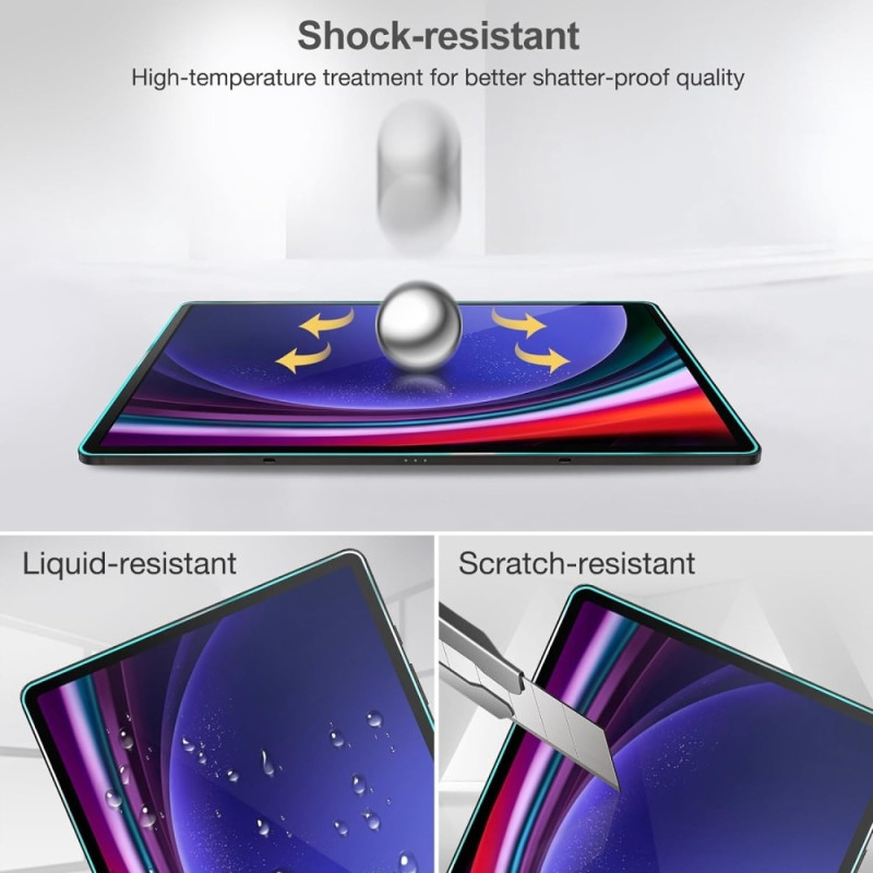Samsung Galaxy Tab S9 FE+ Tempered Glass Screen Protector